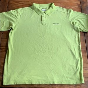 Columbia Omni Wick Polo Kiwi Green XXL 2XL